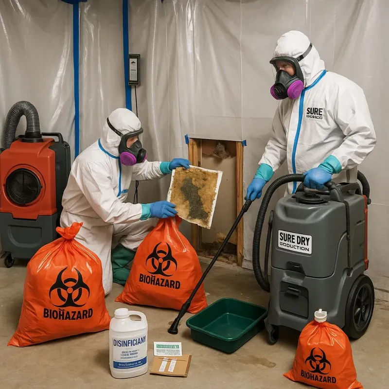 Contaminated Water Handling Protocols process in Marshall County, KS